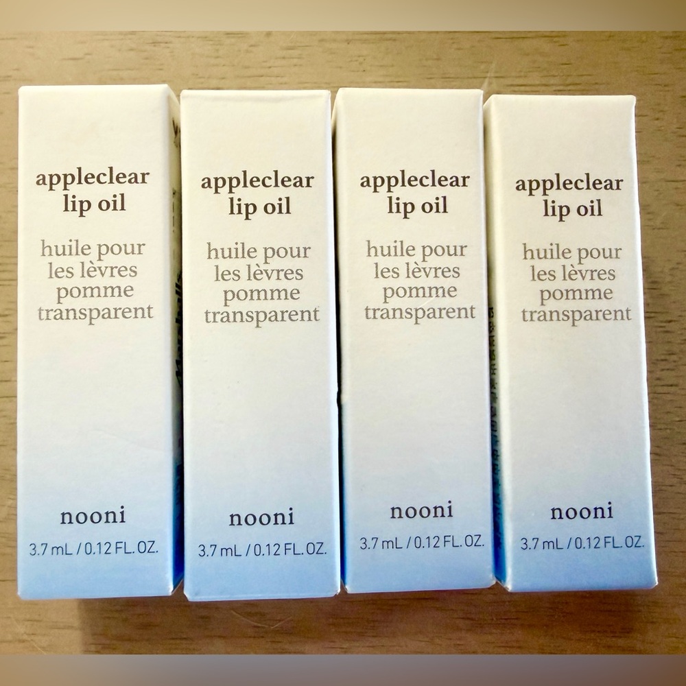 NOONI Appleclear Lip Oil - Clear Korean Skincare SET OF 4